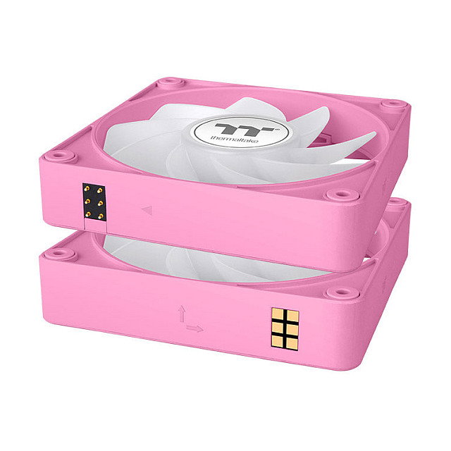 Thermaltake CT140 EX Ventilador PC 140mm Reverse ARGB Sync Rosa 3 Unidades