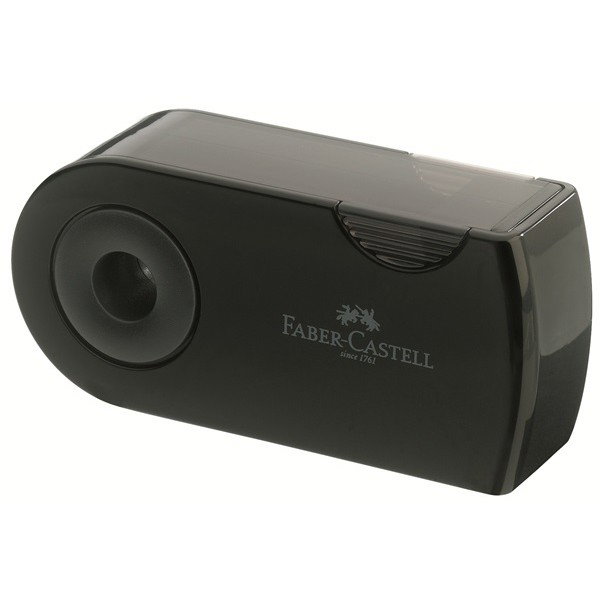 Faber Castell Afilalápices Doble Funda y Depósito Negro