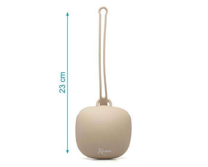 KioKids Guardachupetes En Silicona Beige Para Niños +0 Meses KioKids Guardachupetes En Silicona Beige Para Niños +0 Meses