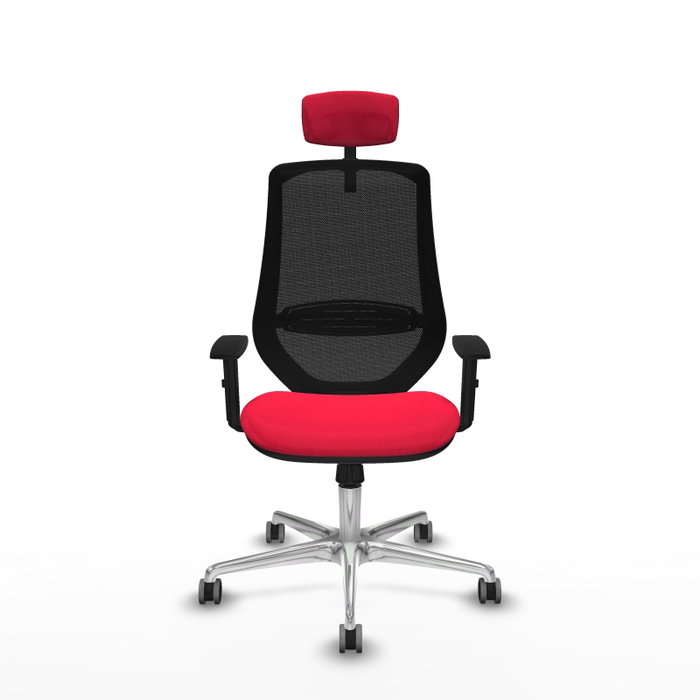 PIQUERAS Y CRESPO Silla de oficina Mardos con Mecanismo Sincro Rojo y Negro PIQUERAS Y CRESPO Silla de oficina Mardos con Mecanismo Sincro Rojo y Negro