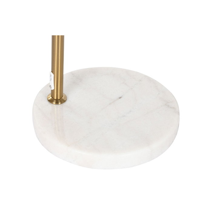 DKD Home Decor Lámpara de Pie de Lino y Mármol Dorado y Blanco 126x40x193 cm DKD Home Decor Lámpara de Pie de Lino y Mármol Dorado y Blanco 126x40x193 cm