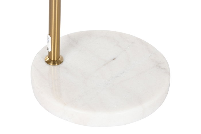 DKD Home Decor Lámpara de Pie de Lino y Mármol Dorado y Blanco 126x40x193 cm DKD Home Decor Lámpara de Pie de Lino y Mármol Dorado y Blanco 126x40x193 cm