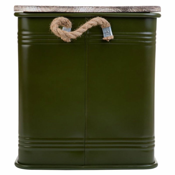 Taburete Alexandra House Living Verde Metal Cuerda Madera de abeto 36 x 36 x 39 cm Taburete Alexandra House Living Verde Metal Cuerda Madera de abeto 36 x 36 x 39 cm