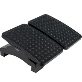 TooQ TQFR0604-B Reposapiés Ajustable e Inclinable Negro 430 x 320 x 105-130 mm
