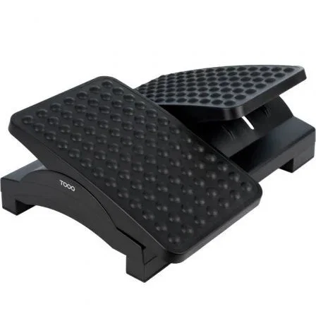 TooQ TQFR0604-B Reposapiés Ajustable e Inclinable Negro 430 x 320 x 105-130 mm
