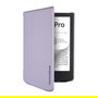 PocketBook Funda SH-TR-634-LPL-WW Folio Transparente Lavanda de Microfibra y Cuero PU para eReader Verse, Verse Lite, Verse Pro