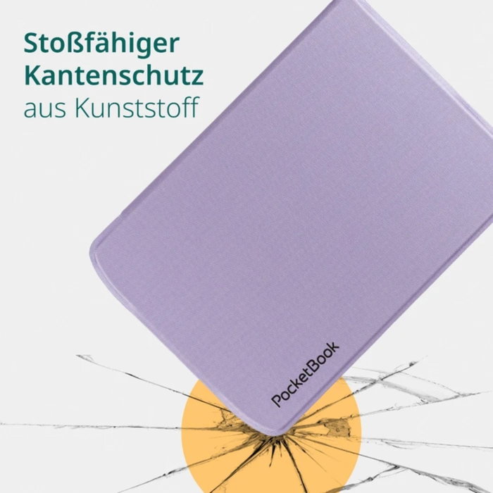 PocketBook Shell Cover Transparent Morado para serie Verse