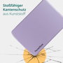 PocketBook Shell Cover Transparent Morado para serie Verse