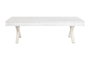 DKD Home Decor Mesa de Centro de Mango y Metal Blanco