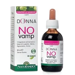 NATURANDO Donna No Vamp 50ml Gotas para Menopausia con Lúpulo, Apto Veganos