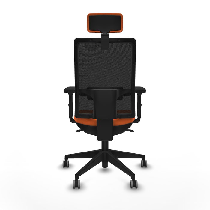 PIQUERAS Y CRESPO Silla de oficina Horna Naranja y Negro PIQUERAS Y CRESPO Silla de oficina Horna Naranja y Negro