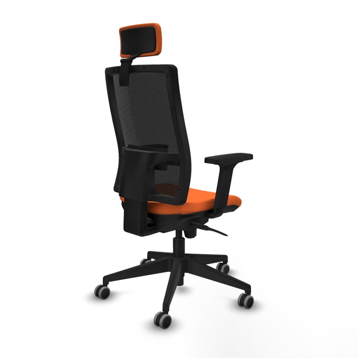 PIQUERAS Y CRESPO Silla de oficina Horna Naranja y Negro PIQUERAS Y CRESPO Silla de oficina Horna Naranja y Negro