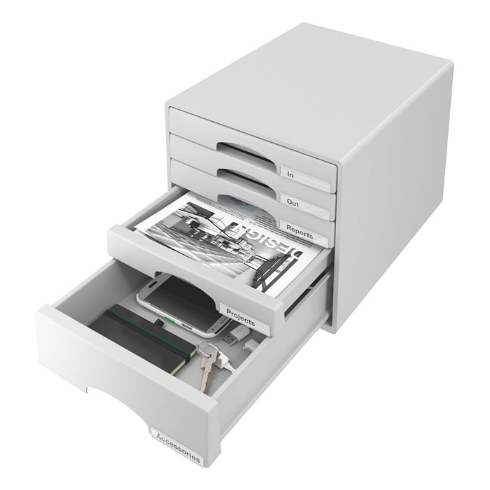 LEITZ Organizador de cajones 52110085 DIN A4 Gris LEITZ Organizador de cajones 52110085 DIN A4 Gris