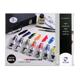 Van Gogh Caja XL para principiantes con pinturas al óleo (12 x 40 ml + accesorios) inevitable