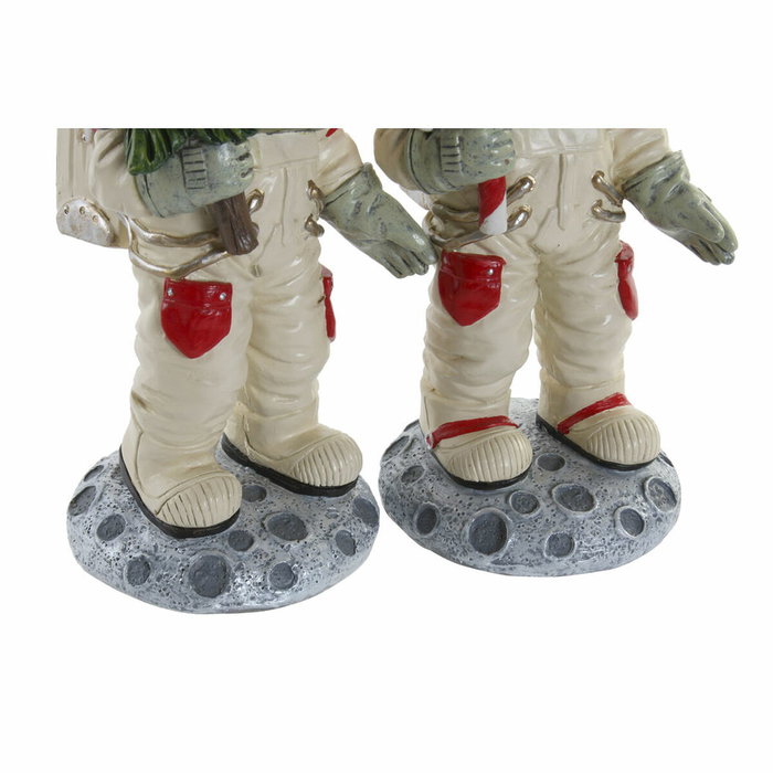 DKD Home Decor Figura de Resina Astronauta Surtido de 2 Unidades