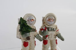 DKD Home Decor Figura Navidad Tradicional 2 Unidades 8.5 x 17 x 9 cm