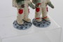 DKD Home Decor Figura Navidad Tradicional 2 Unidades 8.5 x 17 x 9 cm