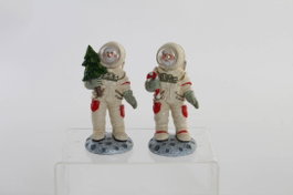 DKD Home Decor Figura de Resina Astronauta Surtido de 2 Unidades