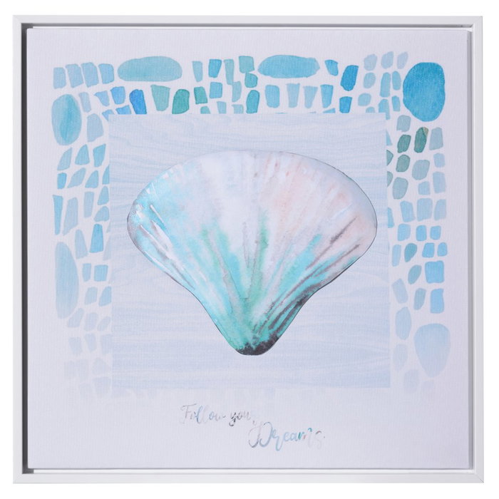 Cuadro Impresión Conchas 3/M Lienzo 40 X 2,30 X 40 cm (Set de 3) Cuadro Impresión Conchas 3/M Lienzo 40 X 2,30 X 40 cm (Set de 3)