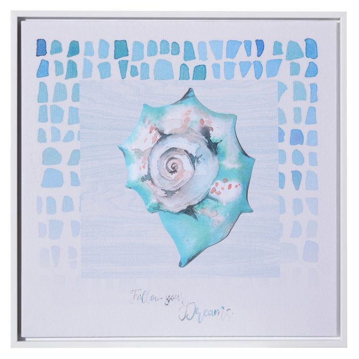 Cuadro Impresión Conchas 3/M Lienzo 40 X 2,30 X 40 cm (Set de 3) Cuadro Impresión Conchas 3/M Lienzo 40 X 2,30 X 40 cm (Set de 3)