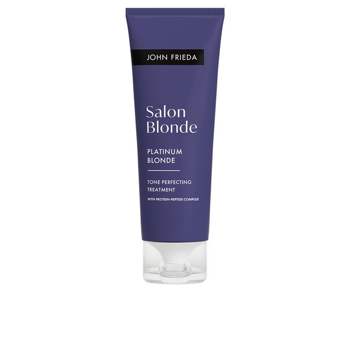 John Frieda Salon Blonde Platinum Tratamiento Matizador para Rubio Frío, Neutraliza Tonos Amarillos, Fortalece Cabello, 120 ml John Frieda Salon Blonde Platinum Tratamiento Matizador para Rubio Frío, Neutraliza Tonos Amarillos, Fortalece Cabello, 120 ml