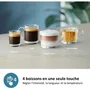 Philips Cafetera Espresso Automática EP2336/40 LatteGo 4 Bebidas - Cromo Negro