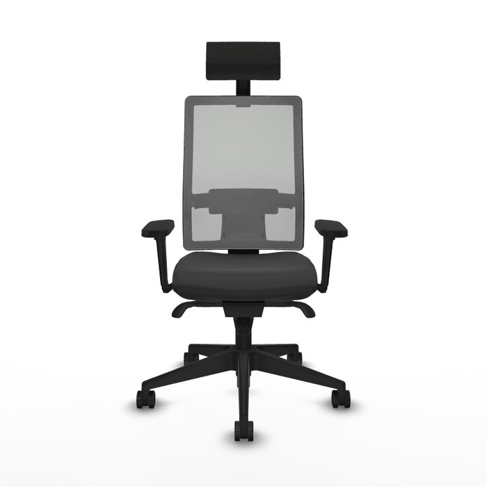 PIQUERAS Y CRESPO Silla de oficina Horna con mecanismo Sincro, Gris PIQUERAS Y CRESPO Silla de oficina Horna con mecanismo Sincro, Gris