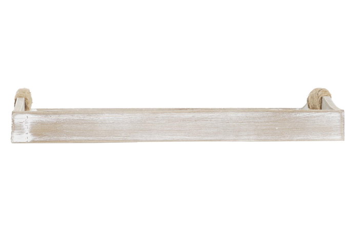 DKD Home Decor Set de 2 Bandejas de MDF con Macetas 40x30x6 cm Surtido