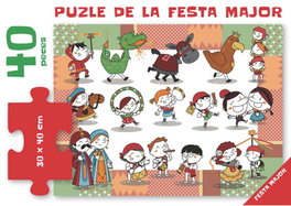 EL CEP I LA NANSA, EL PUZLE DE LA FESTA MAJOR (40 PECES)
