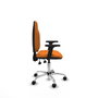 PIQUERAS Y CRESPO Silla de oficina Algarra Naranja con Brazos 2D
