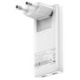 Verbatim Cargador GaN Fold 'n' Go 65W con 2 Puertos USB-C Blanco