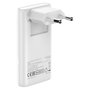 Verbatim Cargador de Pared GaN Fold 'n' Go 65W 2xUSB-C Blanco