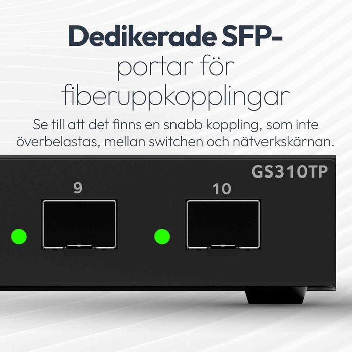 NETGEAR GS310TPv2 Switch Gestionado 8 x Gigabit PoE+ y 2 x SFP NETGEAR GS310TPv2 Switch Gestionado 8 x Gigabit PoE+ y 2 x SFP