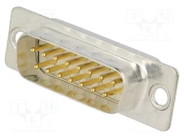 HARTING Conector D-Sub Macho de 15 Pines para Transferencia de Datos