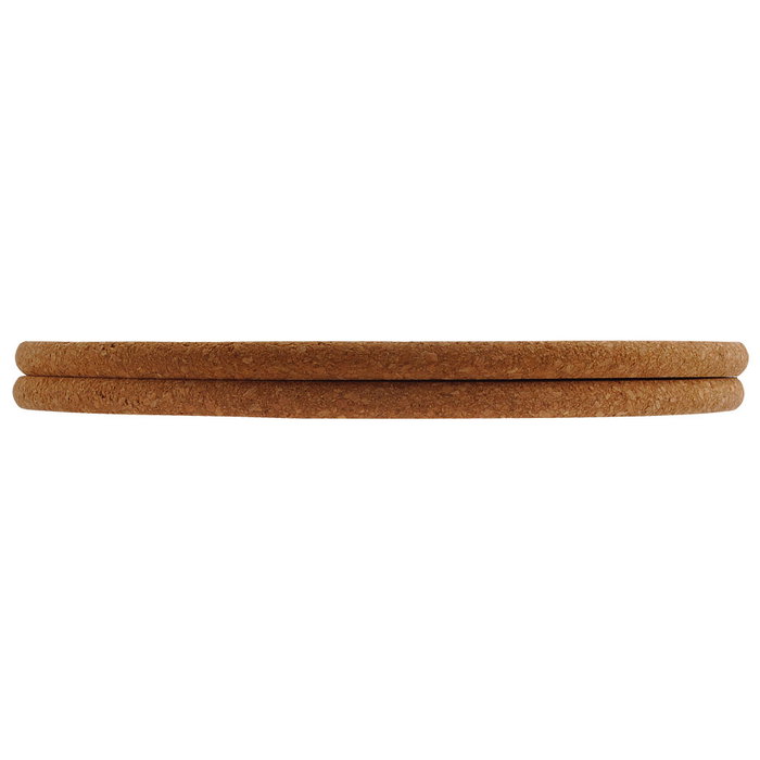 DAY Juego De 2 Salvamanteles de Corcho, Diámetro 19 cm, Altura 1 cm