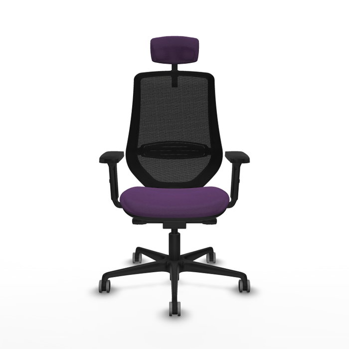 PIQUERAS Y CRESPO Silla de oficina Mardos con mecanismo Sincro/Traslack, Morado/Negro PIQUERAS Y CRESPO Silla de oficina Mardos con mecanismo Sincro/Traslack, Morado/Negro