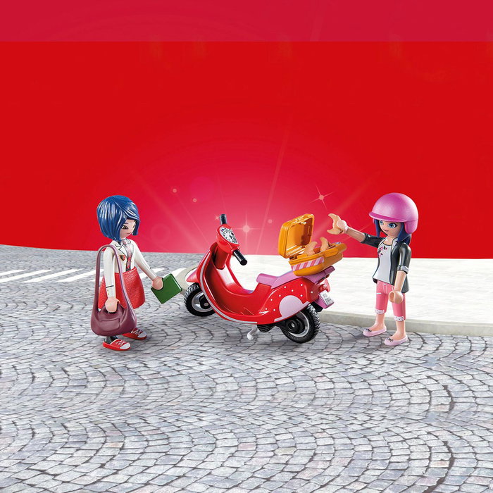 Playmobil 71864 Miraculous: Paseo En Scooter Por París Juguete +4 Años