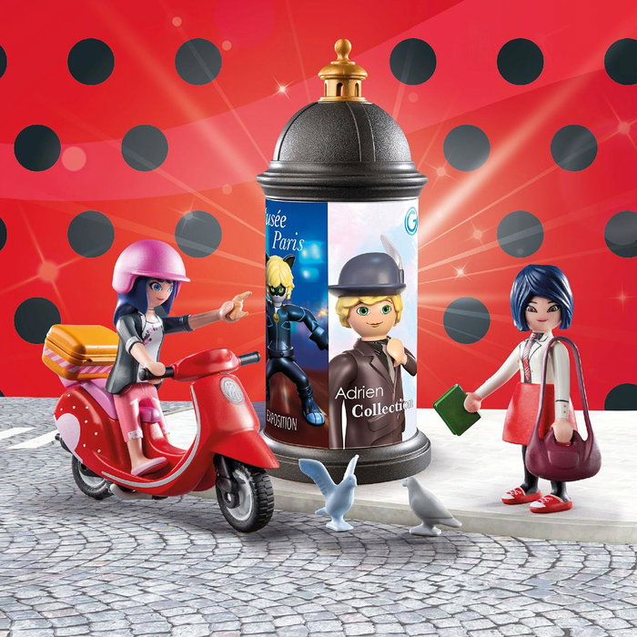 Playmobil 71864 Miraculous: Paseo En Scooter Por París Juguete +4 Años