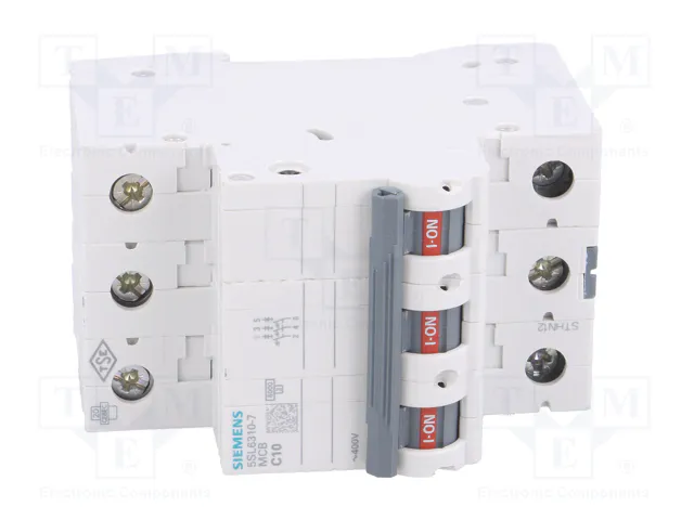 SIEMENS 5SL6310-7 Interruptor magnetotérmico 10A 3 polos C