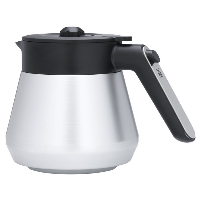 WMF Lono Aroma Cafetera de Filtro Térmica 1 L, 800 W, 8 Tazas, Anti-Goteo, Anti-Escala, Negro/Plata, 0412310011
