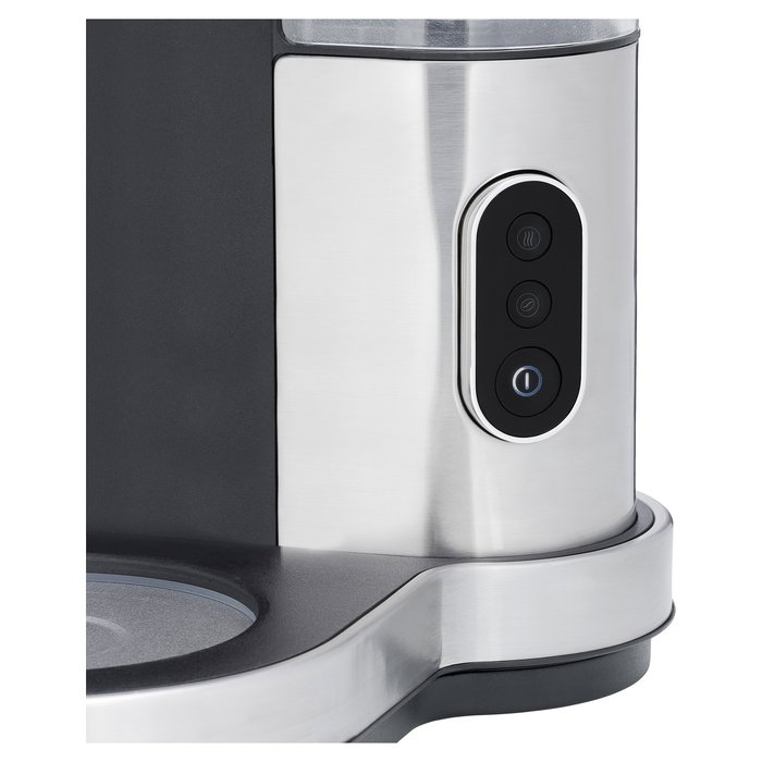 WMF Lono Aroma Cafetera de Filtro Térmica 1 L, 800 W, 8 Tazas, Anti-Goteo, Anti-Escala, Negro/Plata, 0412310011
