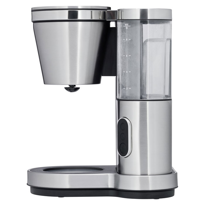 WMF Lono Aroma Cafetera de Filtro Térmica 1 L, 800 W, 8 Tazas, Anti-Goteo, Anti-Escala, Negro/Plata, 0412310011