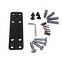 B-Tech B-Tech System X Rail Mounting Bracket - 5 mm, Negro