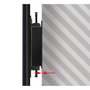 B-Tech B-Tech System X Rail Mounting Bracket - 5 mm, Negro