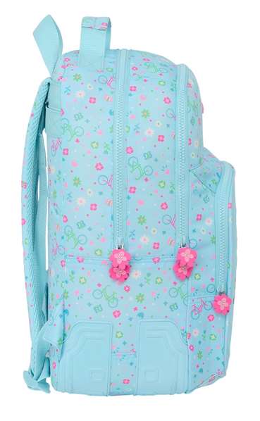 Mochila Escolar Safta Bicicleta Azul 32 x 42 x 15 cm