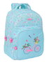 Mochila Escolar Safta Bicicleta Azul 32 x 42 x 15 cm