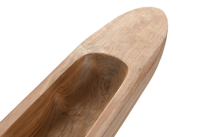 DKD Home Decor Centro de Mesa Teca Natural 120x15x9 cm DKD Home Decor Centro de Mesa Teca Natural 120x15x9 cm