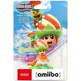 Nintendo Figura Amiibo - Poplin y el Príncipe Florian - Colección Super Mario NINAMIPOPPRINCE