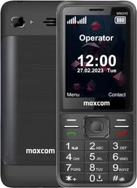Maxcom MM 245 4G Teléfono Móvil con Teclado, Pantalla 2.8", Cámara 2 MP, Negro