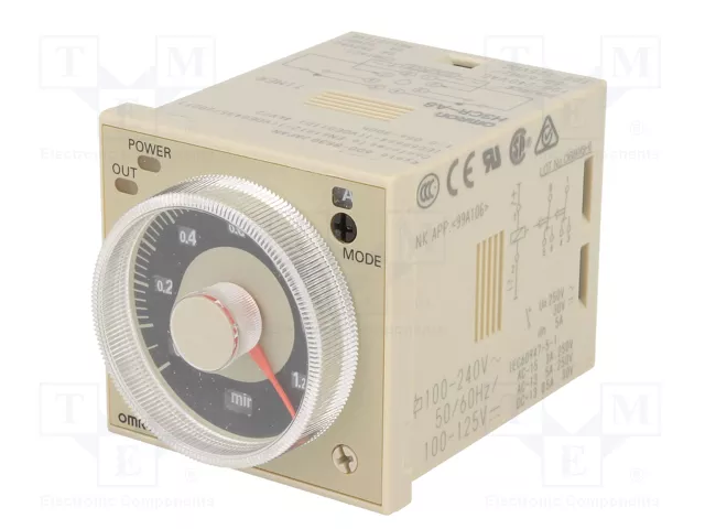 OMRON H3CR-A8 Relé de tiempo 0,05s÷300h DPDT 100-240VAC/100-125VDC OMRON H3CR-A8 Relé de tiempo 0,05s÷300h DPDT 100-240VAC/100-125VDC